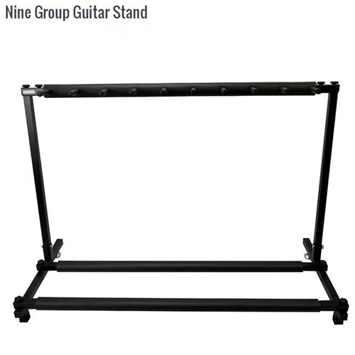 China Foldable Guitar Stands multiple 9 Supplier acoustic Guitar Stand Manufacturer Folding Guitar Stand Factory