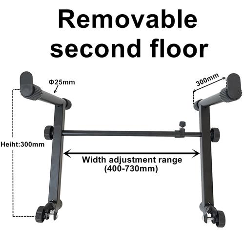 China Second floor for keyboard stand Factory adjustable Keyboard Stand Supplier Keyboard Stand Manufacturer